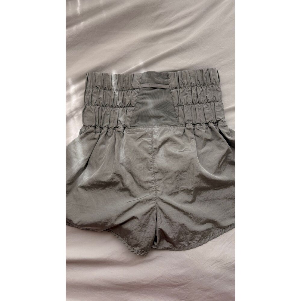FP Movement "Way Home" High-Rise Shorts - Silver
